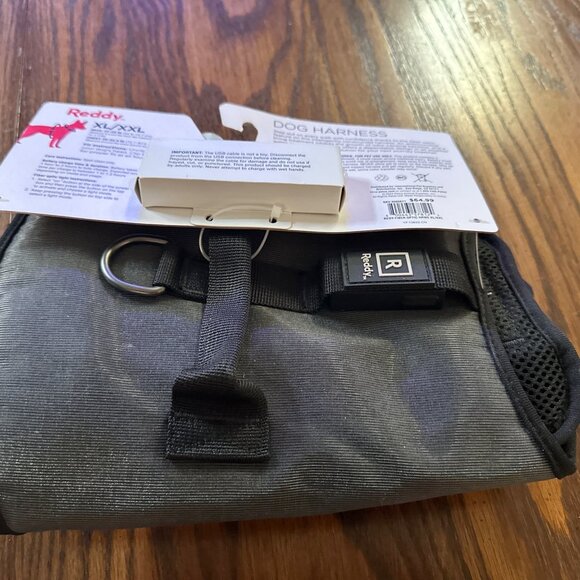 Reddy XL/XXL Dog Harness w/Fiber Optic Light Unisex Black - Picture 7 of 7